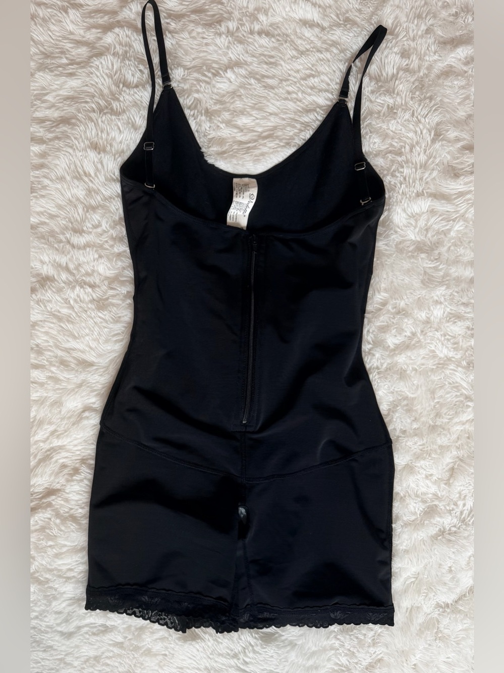 Vedette Black Full Body Compression Shapewear Bodysuit - Size 38